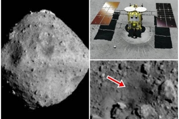 日本隼鸟2号在小行星“龙宫”撞出陨石坑 成全球首例