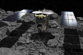 “隼鸟2号”小行星探测器成功降落在小行星“龙宫”（Ryugu）表面