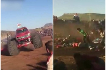 墨西哥2013年的“怪兽卡车”失控撞向观众案最新片段曝光