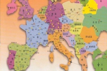 不同时期的欧洲地图