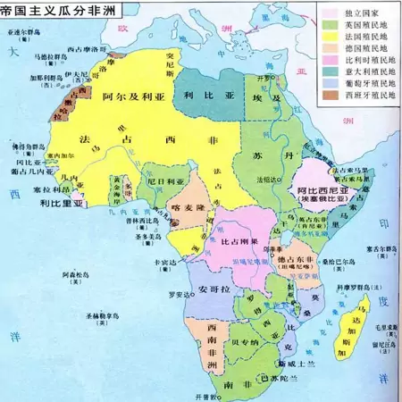 从非洲地图中可以看出的秘密