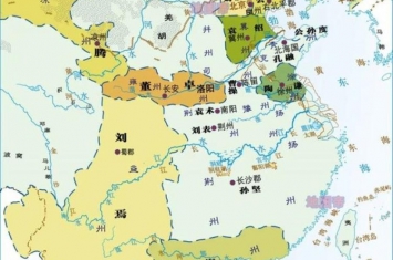 给我看看三国时期的地图,三国的15张地图