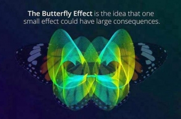 蝴蝶效应什么意思?小事情引起无法预料的后果（连锁反应）