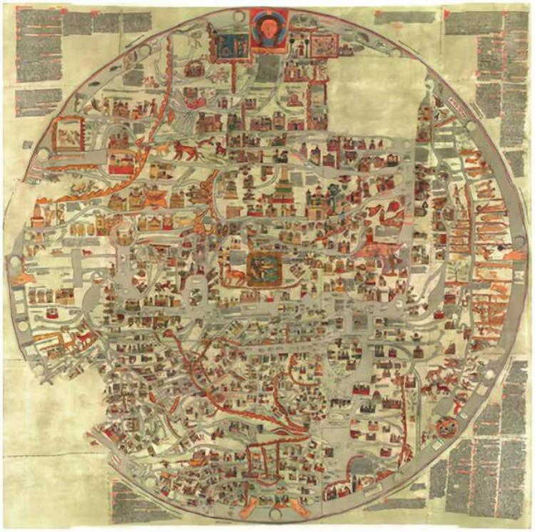 奇幻与真实那些古代世界地图中的传说故事,中国古代历史地图故事