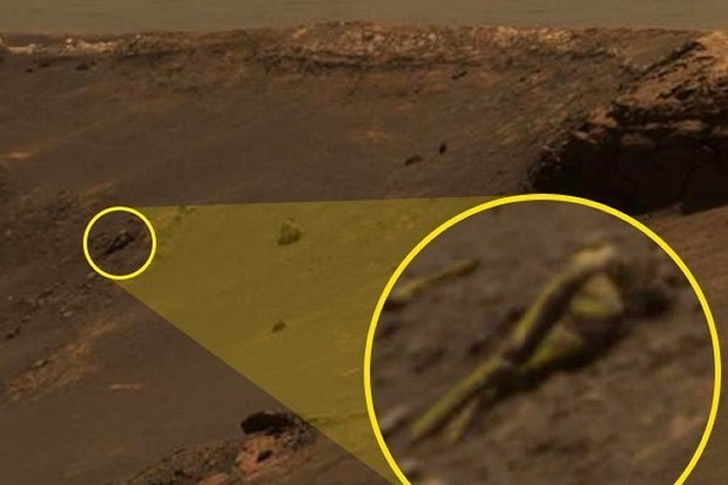 火星发现古代文明遗迹？网友发现清晰的“人形雕像”