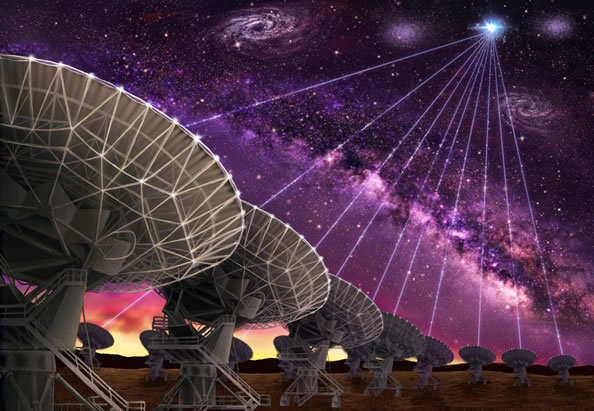 AI发现宇宙深处72道神秘光，可能来自外星文明