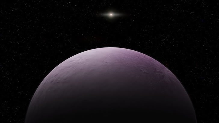 天文学家发现太阳系最遥远的天体，粉粉的矮行星