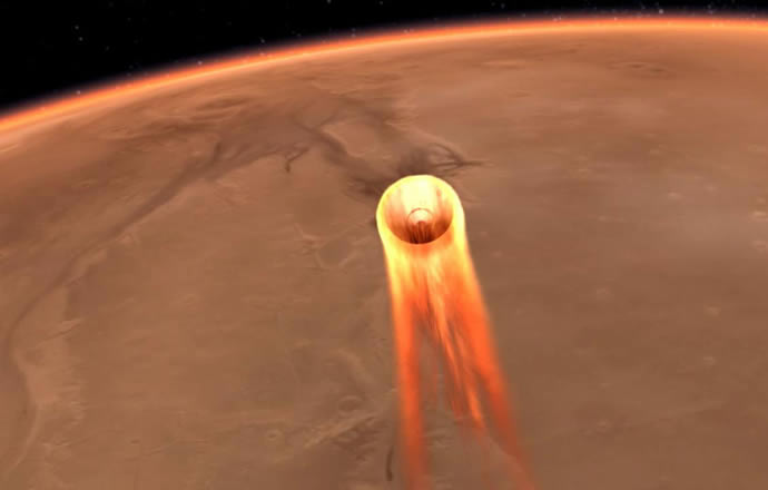 NASA“Insight探测器”将登陆火星，尝试深入地层内部