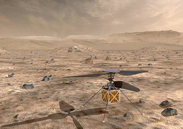 不可能的任务 NASA要送直升机到火星去飞飞