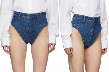 牛仔内裤：世界最上奇葩女士内裤，是穿里面还是外面？