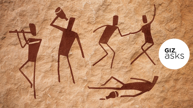 几千年前古代人类的乐趣爱好：吹骨笛、聚会喝酒