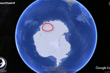 南极大陆发现不明的神祕物体，有可能是UFO基地