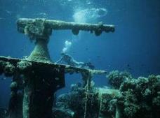 密克罗尼西亚的特鲁克泻湖，60艘舰艇3000日军的海坟场