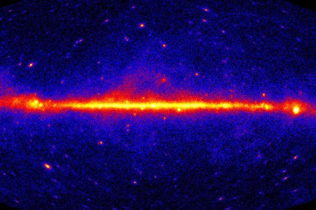 宇宙中部分伽马射线可能由暗物质产生