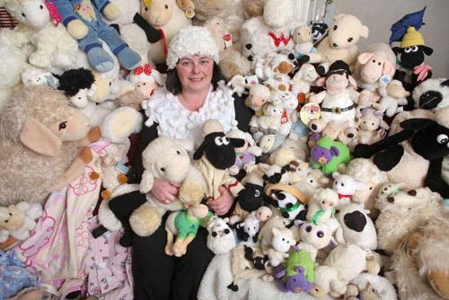 世界上收集玩具羊最多的女人