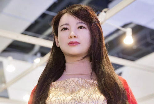 中国最漂亮的机器人被问是否有男朋友