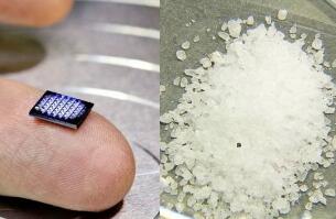 世界最小电脑，比盐还小成本只要6毛4(未来或用于区块链)