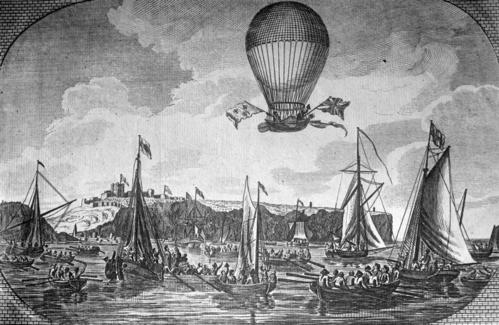 世界上第一个从气球上跳伞的人