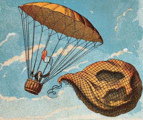 世界上第一个从气球上跳伞的人