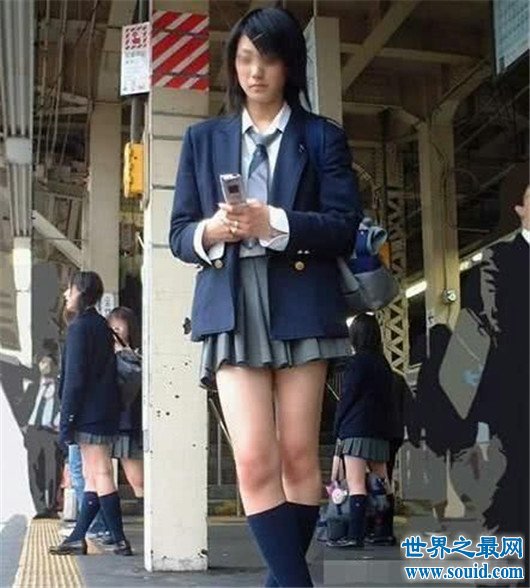 世界上最短的裙子，日本高校校服让男生直呼受不了