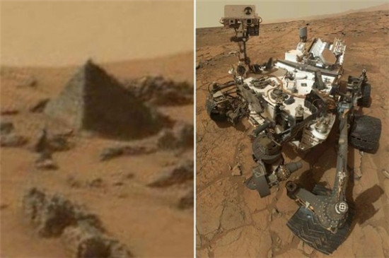 火星上的金字塔之谜 可能是外星人建造 照片清晰可见