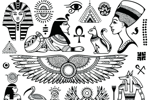 古埃及文字对照表图片 古埃及文字符号起源解读