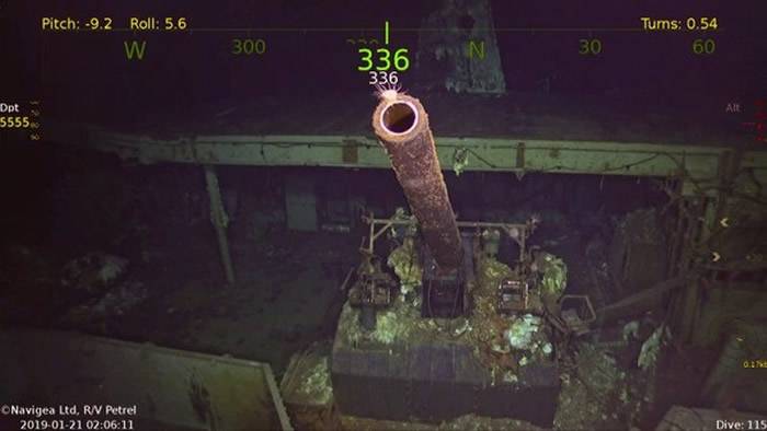 “海燕号”海底战舰残骸研究团队寻获二战沉没的美军传奇航母“大黄蜂号”