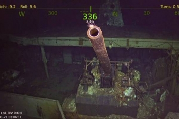 “海燕号”海底战舰残骸研究团队寻获二战沉没的美军传奇航母“大黄蜂号”