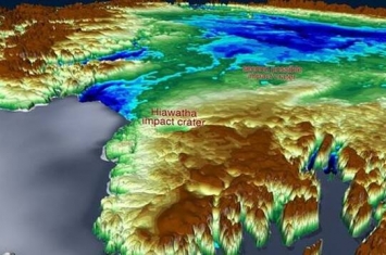 美国《地球物理研究通讯》杂志：格陵兰岛西北部冰盖下发现第2个巨大陨石撞击坑
