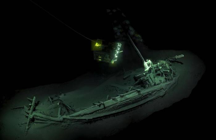 空前大发现！保加利亚黑海外海深渊发现不朽千年古沉船