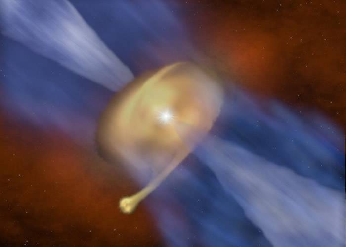 英国天文学家首次发现比太阳大40倍的恒星MM1a居然孕育出新恒星MM1b
