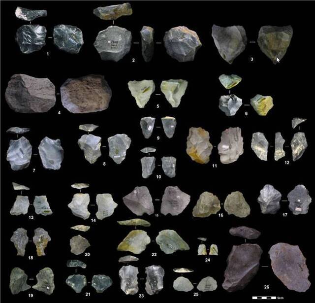距今17万至8万年前的贵州省黔西县观音洞遗址发现勒瓦娄哇技术石器