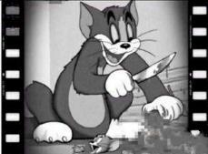 1945年猫和老鼠灵异事件，诡异片段十分血腥(tom锯开Jerry身体)