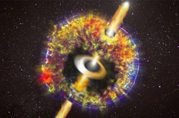 双中子星并合事件GW170817产生喷射物质 扩张速度接近光速