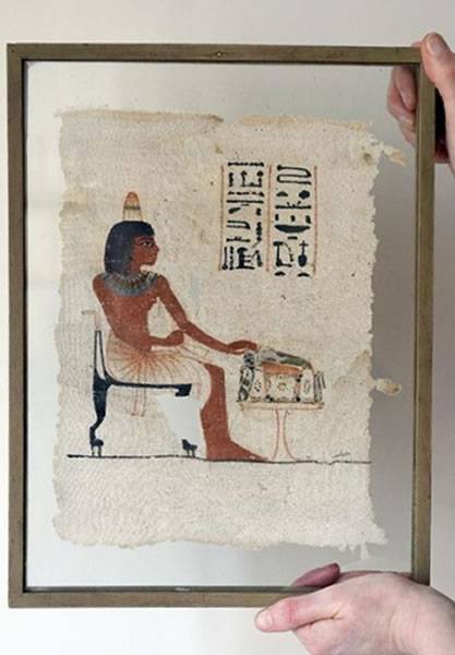 埃及3400年裹尸布拍卖 以超过37万欧元卖出