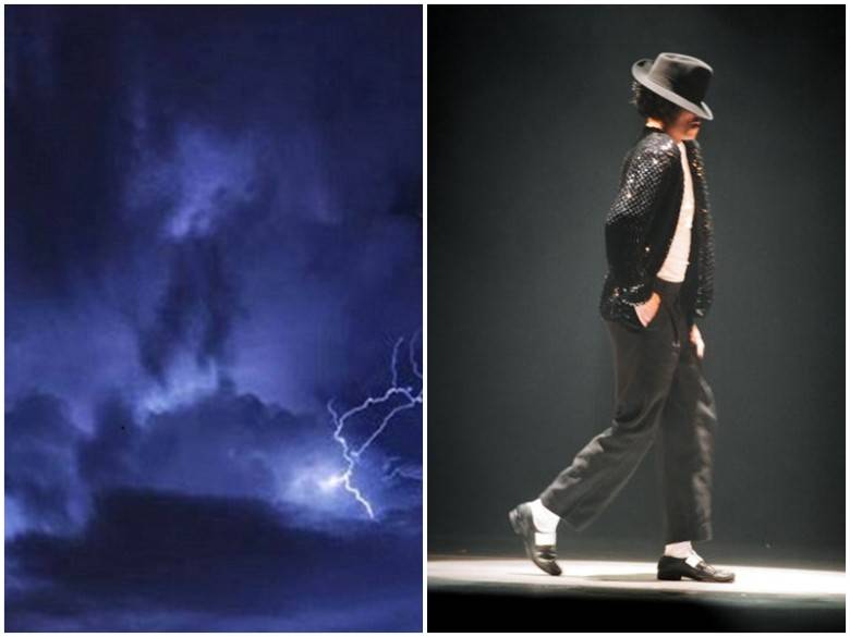 迈克尔杰克逊显灵？雷雨云中晒Moonwalk绝技