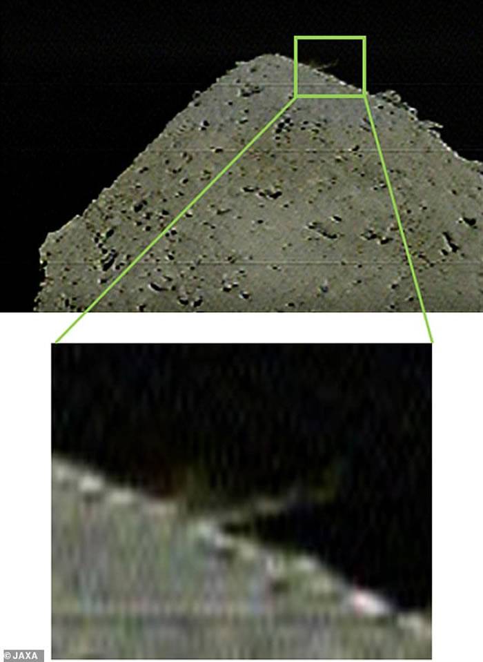 日本“隼鸟2”号探测器在小行星“龙宫”表面投下重2.5公斤铜制炸弹并将其引爆