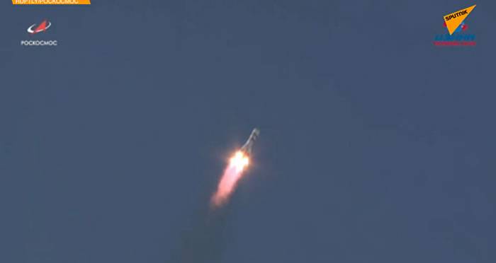 俄罗斯“进步MS-11”号货运飞船与“联盟-2.1a”号运载火箭分离自主飞往国际空间站