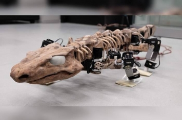 机器模型“OroBOT”重现2.9亿年前远古生物“Orabates pabsti”姿态