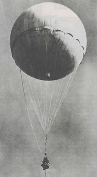 日本二战时曾放飞1万氢气球炸弹轰炸美国