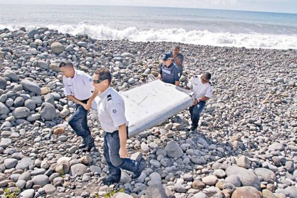马航MH370空难︰机翼残骸完好 或证非俯冲堕海