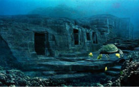 曝光百慕大三角恐怖图片，百慕大海底深藏海底金字塔和海底城市