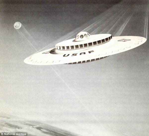 美国曾在1950年尝试研制飞碟