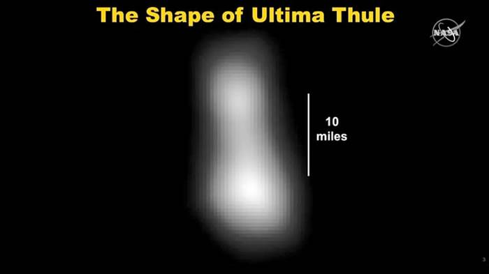 美国“新视野号”探测器元旦日飞越外形像保龄球瓶的小行星Ultima Thule