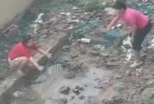 北京男女水坑虐猫事件，数次将猫头强行摁入水中溺死