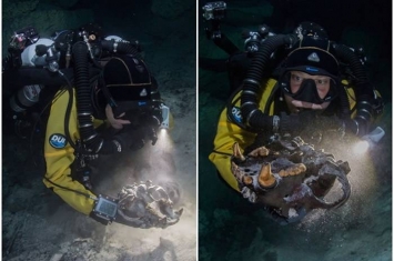 墨西哥犹加顿半岛东岸海底洞穴藏珍奇生物化石 助了解中美州生态历史