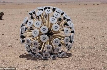 阿富汗男子设计蒲公英扫雷装置