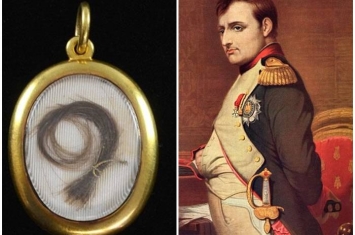英国清洁工意外发现拿破仑头发高价售出