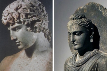 犍陀罗佛教艺术中的雕塑为何有着浓厚的古希腊雕塑风格?难道曾经希腊人也信佛?