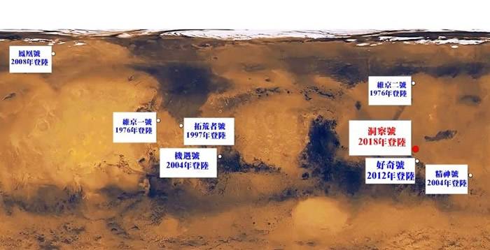 美国太空总署火星探测器“洞察号”多个精密仪器收集火星内部结构数据